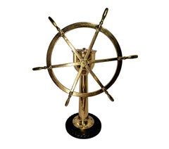 Ships Wheel on Pedestal by American Engineering Company