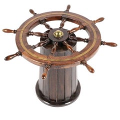 Vintage Ship’s Wheel Table