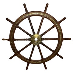 Roue de navire à six pieds rond