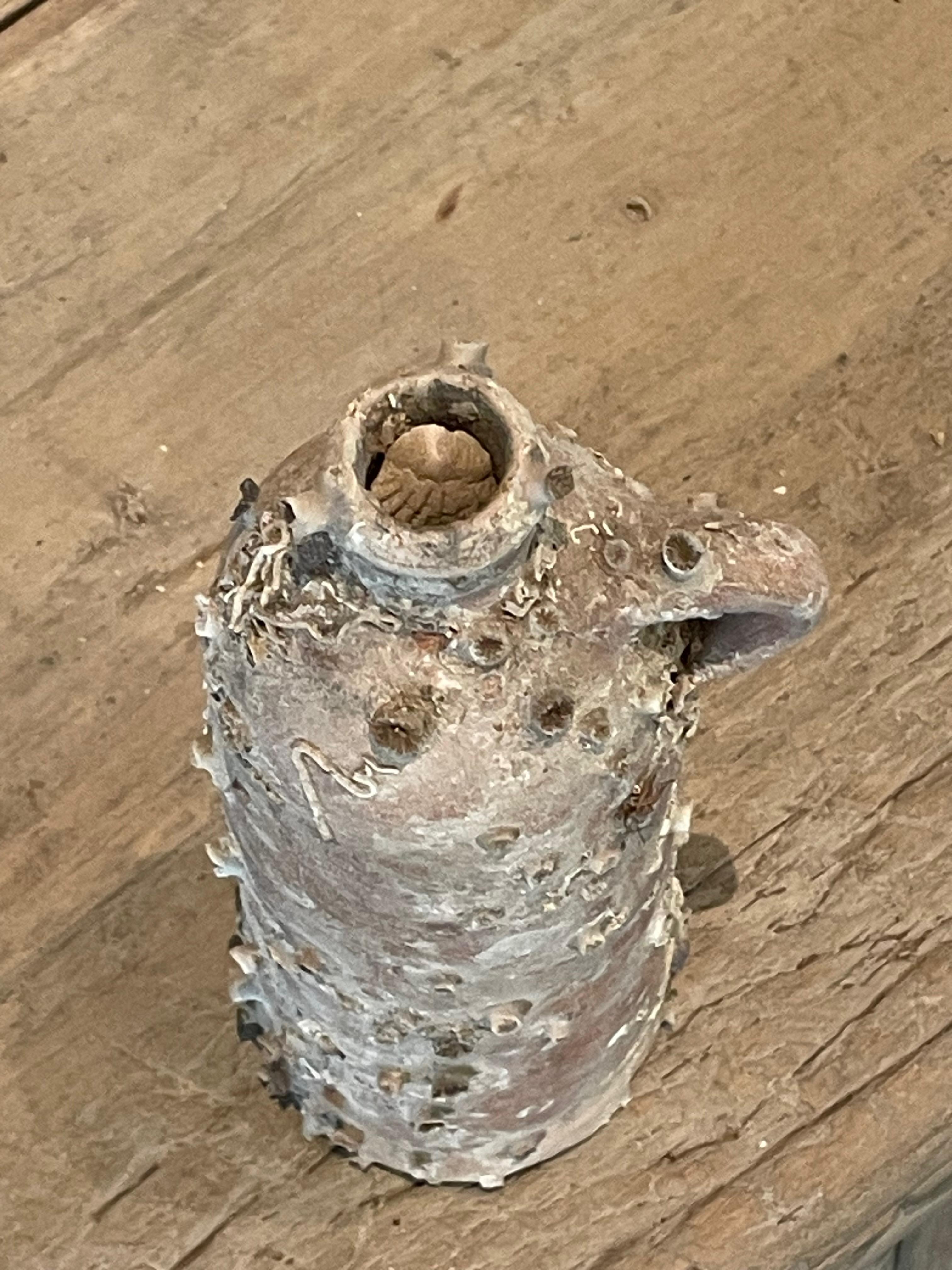 Ceramica Bottiglia di assenzio naufragata, Olanda, XIX secolo in vendita