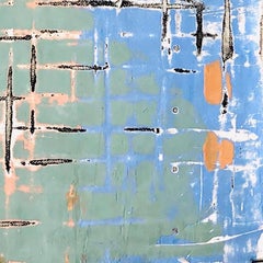 Small Modern Minimalist Painting using Venetian Plaster - diptych