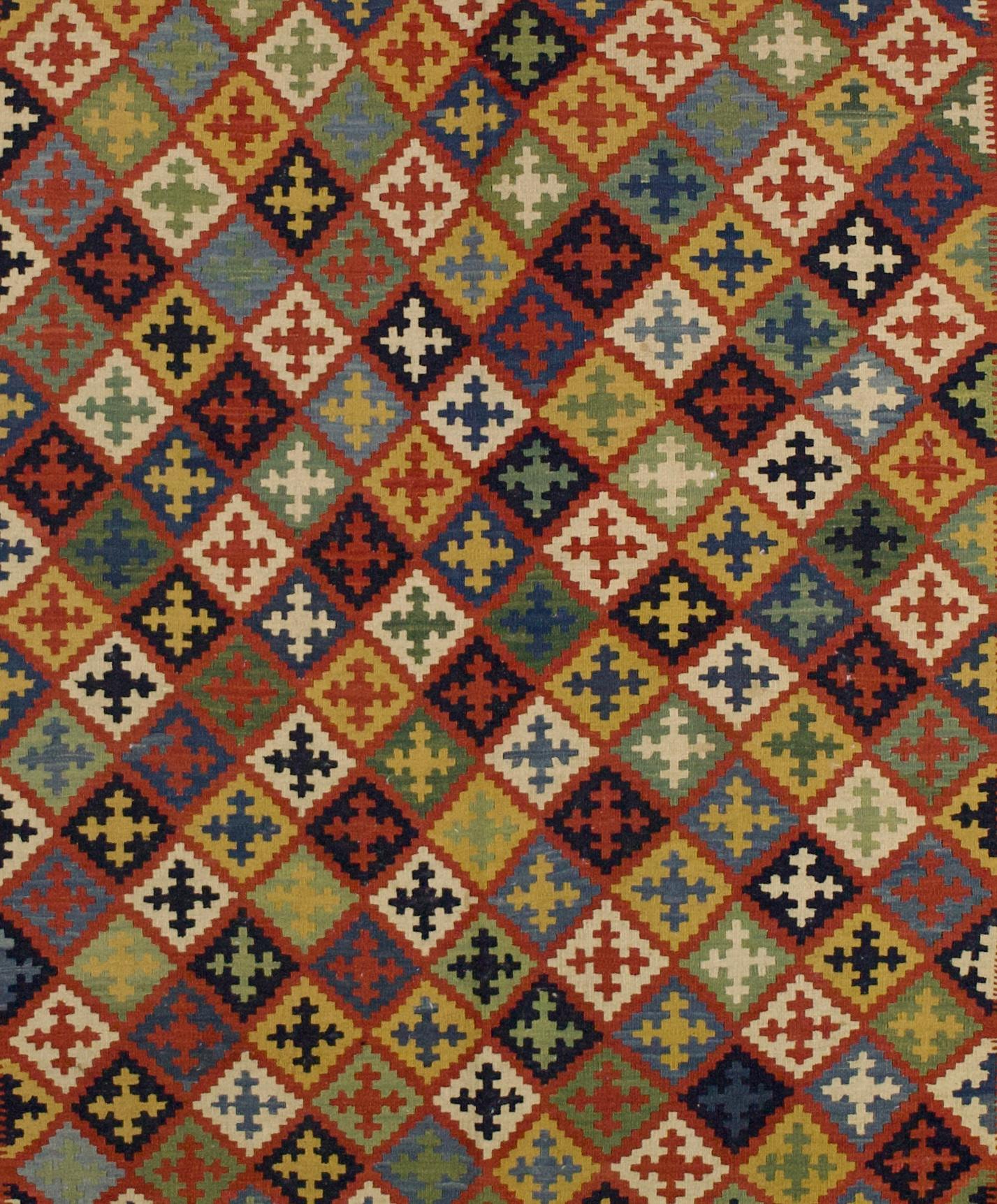Alfombra Kilim Shiraz 1,80 x 1,80 metros Persa en venta