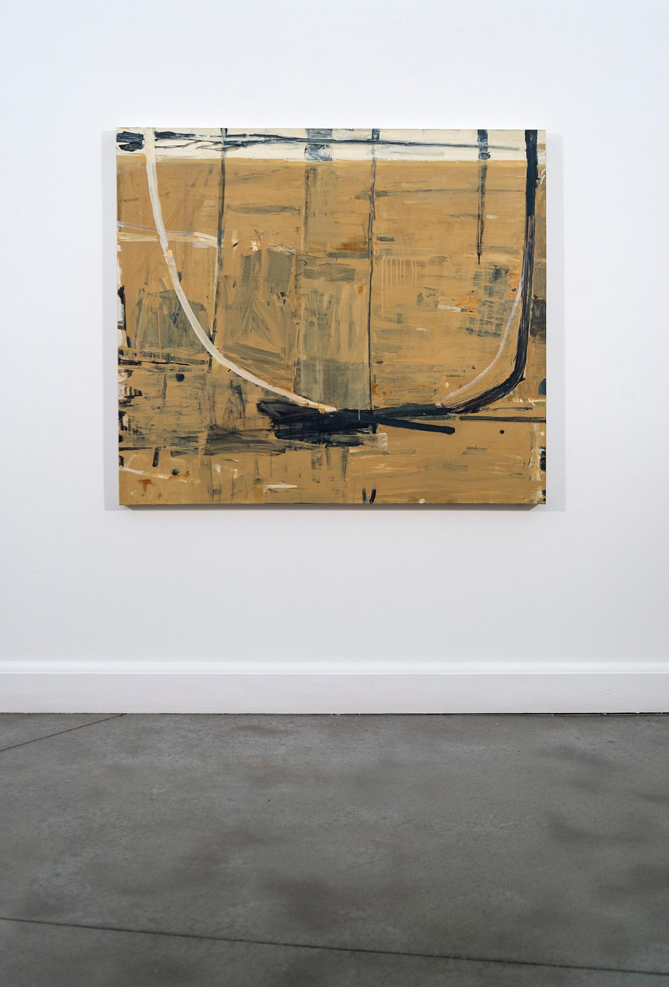 Depth Markers #3 - contemporaneo, astratto, tecnica mista e acrilico su tela - Painting Contemporaneo di Shireen Kamran