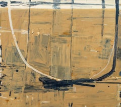 Marcadores de profundidad nº 3 - contemporáneo, abstracto, técnica mixta y acrílico sobre lienzo