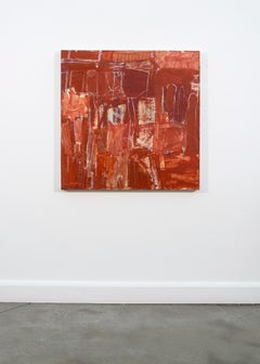 Saudade #3 - contemporary, abstract, mixed media and acrylic on canvas