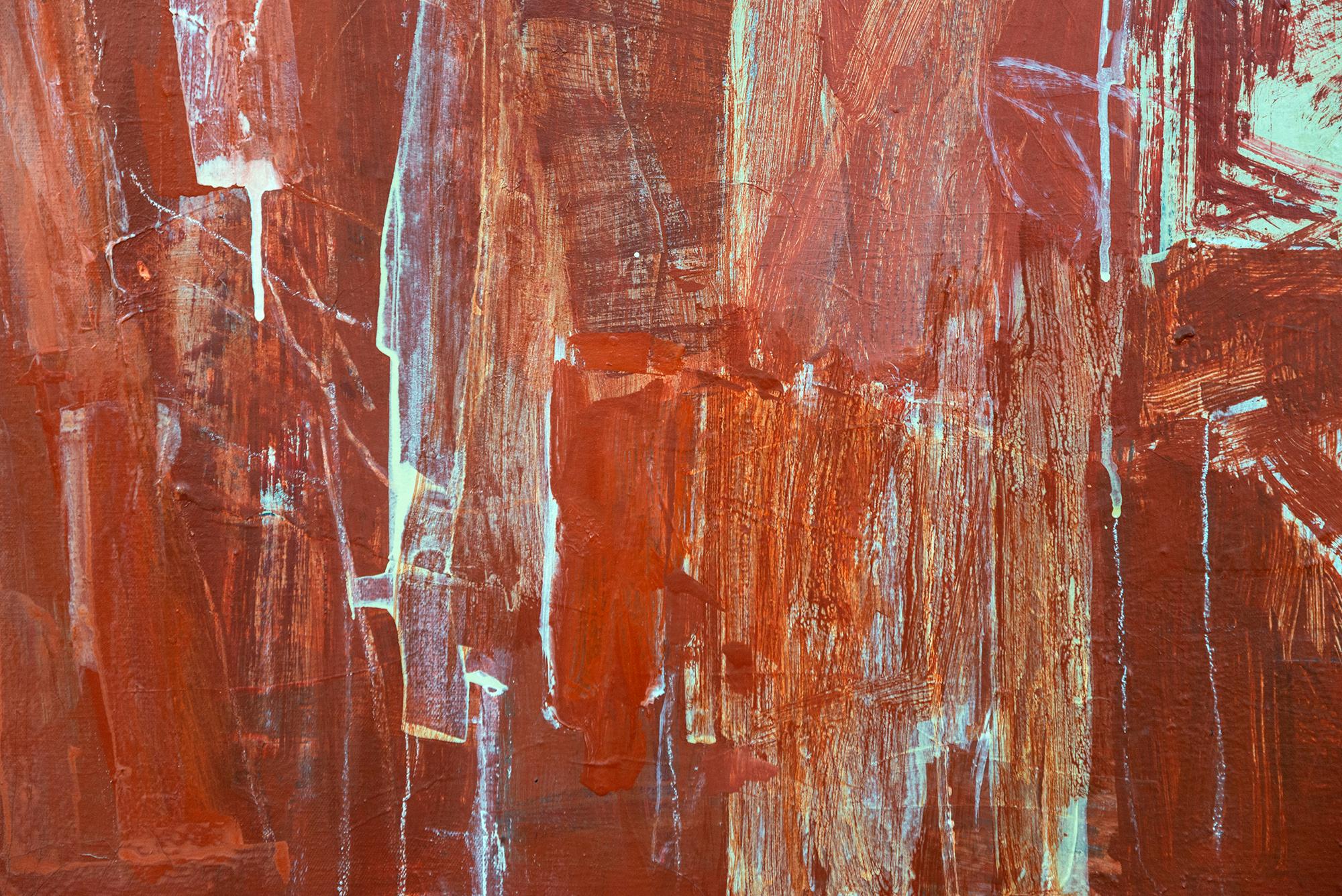 Saudade #3 - contemporáneo, abstracto, técnica mixta y acrílico sobre lienzo en venta 2