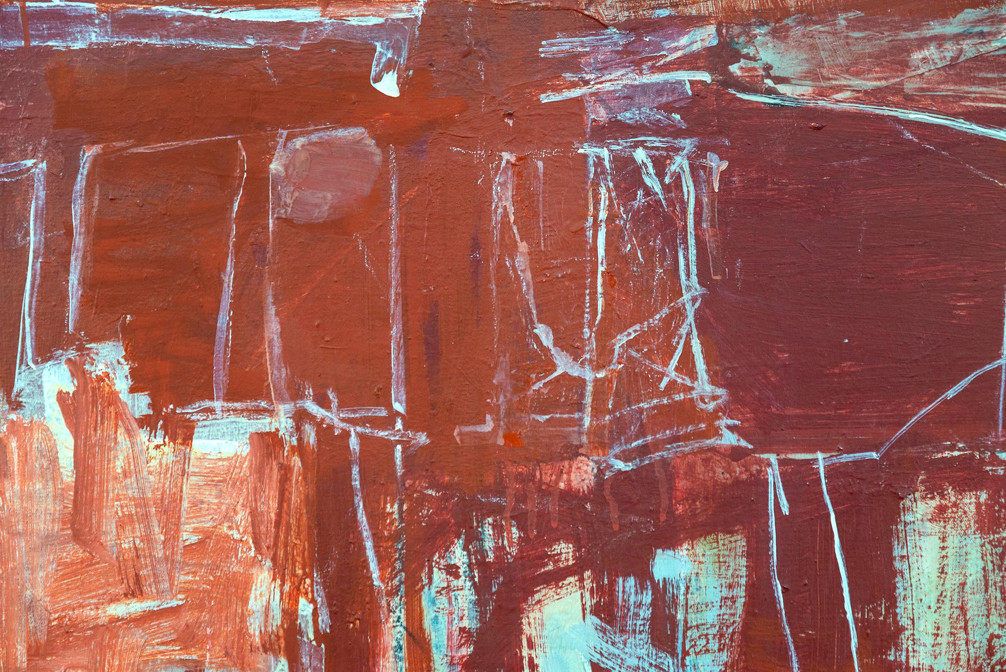 Saudade #3 - contemporáneo, abstracto, técnica mixta y acrílico sobre lienzo en venta 3