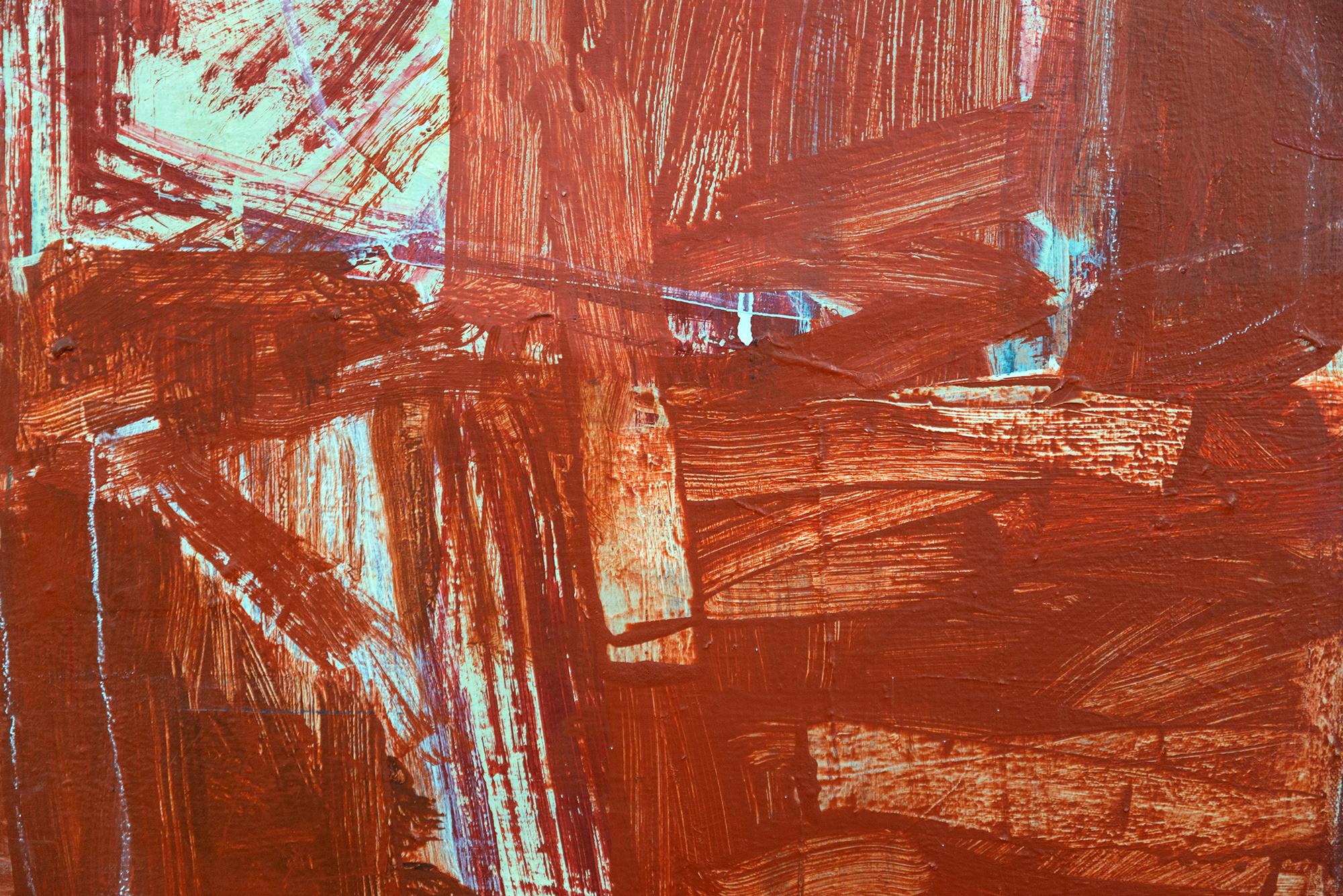 Saudade #3 - contemporáneo, abstracto, técnica mixta y acrílico sobre lienzo en venta 6