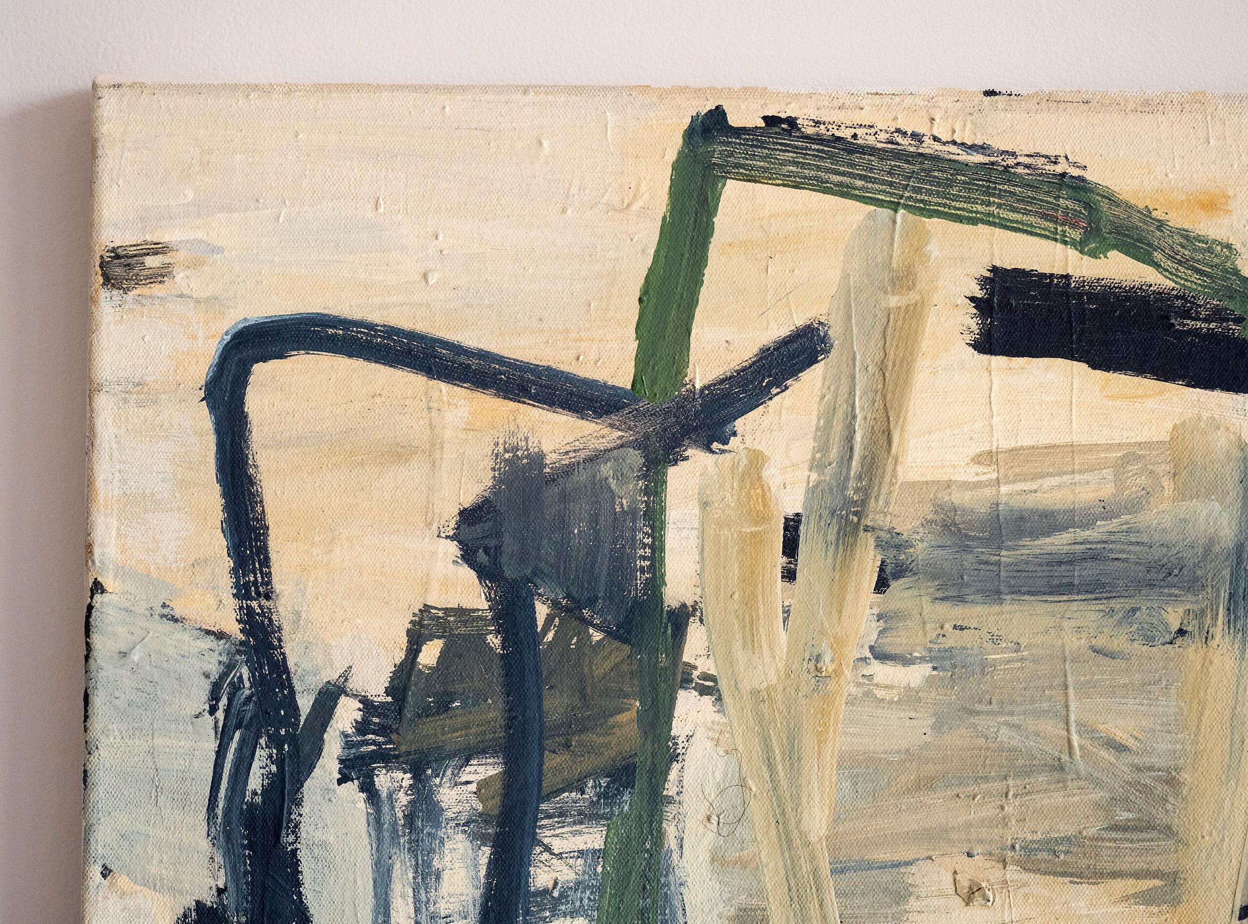 Soul Matters #29 - contemporain, abstrait, techniques mixtes et acrylique sur toile - Painting de Shireen Kamran
