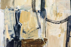 Soul Matters No 26 - collaged blocks of pale umber, dove grey and white