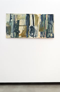 Suluk/Wanderings No 48 - gestural, abstract, acrylic and pigment on canvas