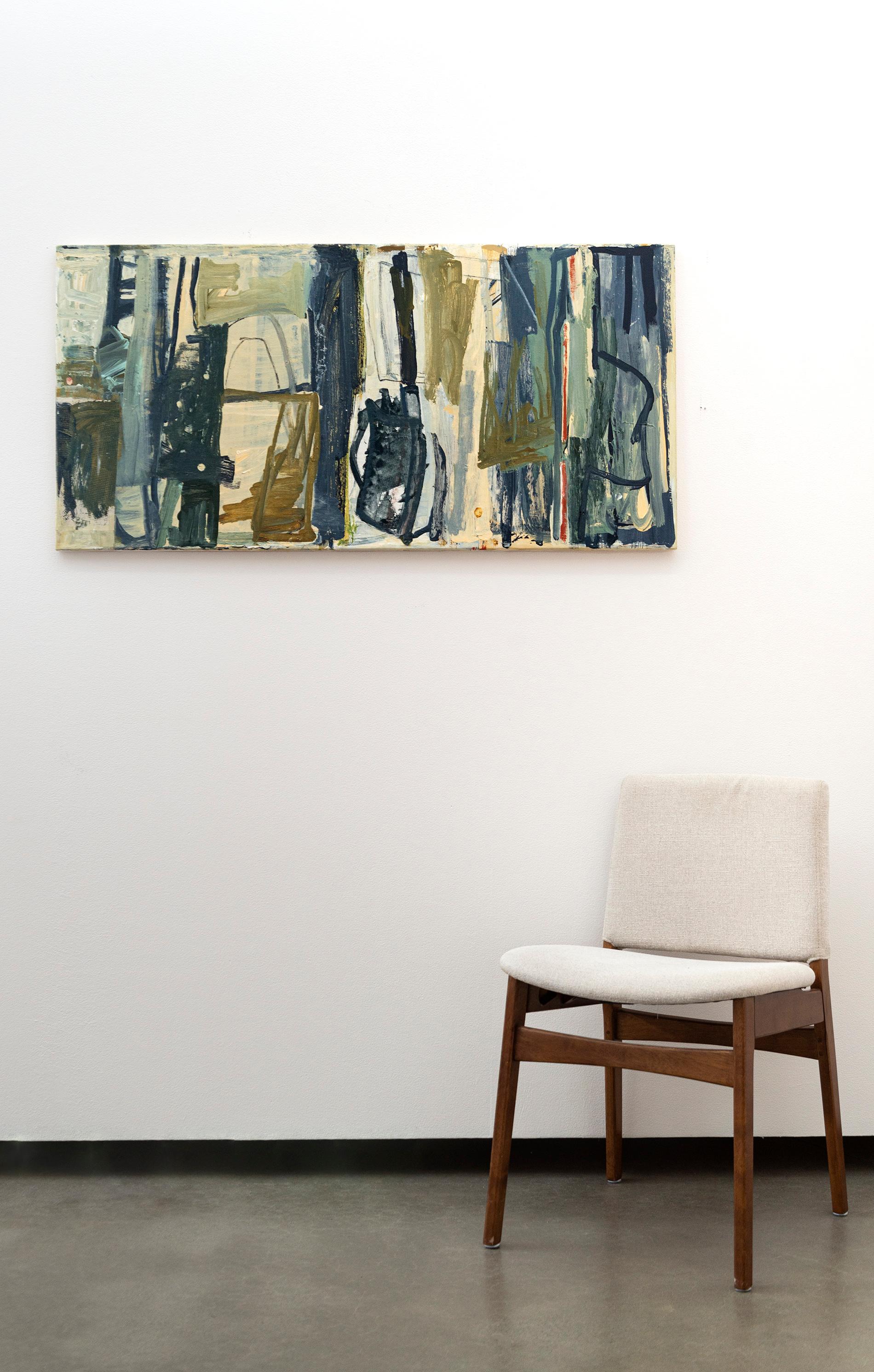 Questa tela gestuale e astratta, realizzata con acrilico e pigmenti, è dell'artista di Montreal Shireen Kamran.

All'inizio della sua carriera, le enigmatiche opere d'arte di Shireen Kamran sono state influenzate dai Famed artisti astratti De