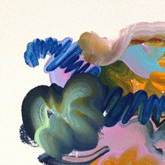 3.16 #10 - Original Muted Colorful Abstract Impasto Acrylic Painting on Paper