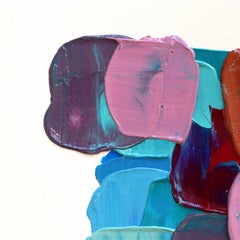 3.8 #1  - Original Impasto Color Drenched Textured Paint Abstract Art on Paper