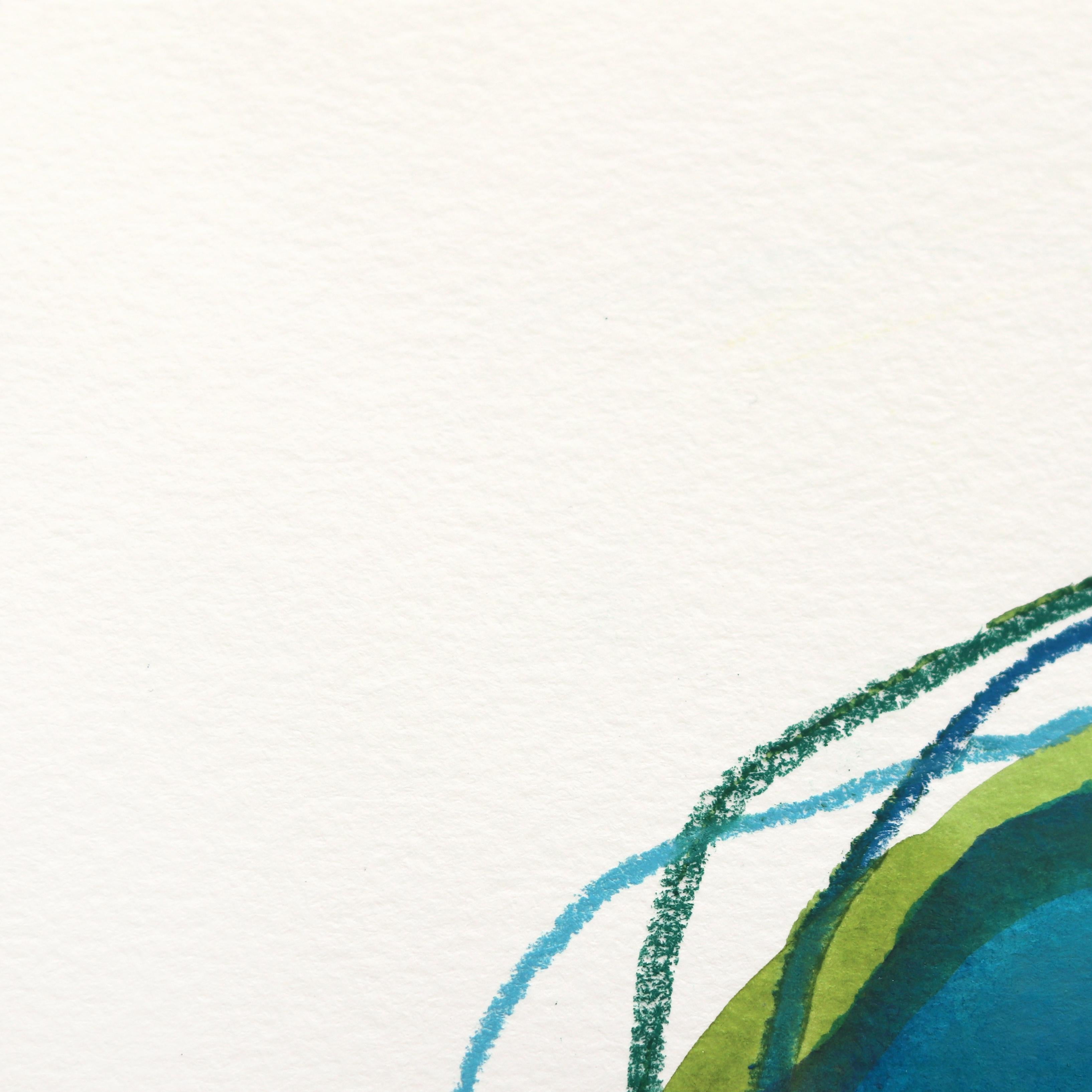 7.10.24 #12 - Pittura astratta colorata ad acquerello minimalista - Art di Shiri Phillips