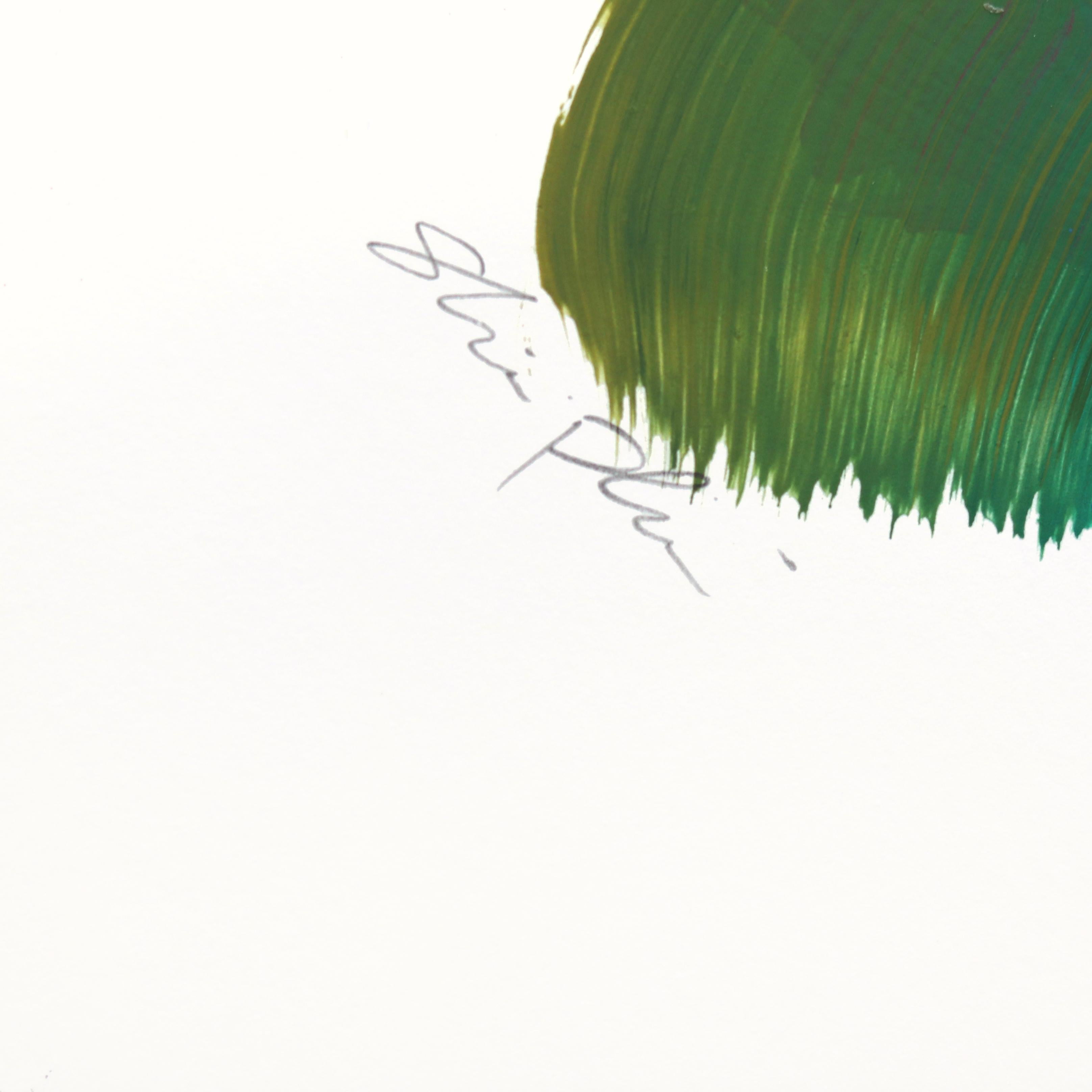 7.10.24 #20 - Colorful Abstract Watercolor Minimalist Painting For Sale 1