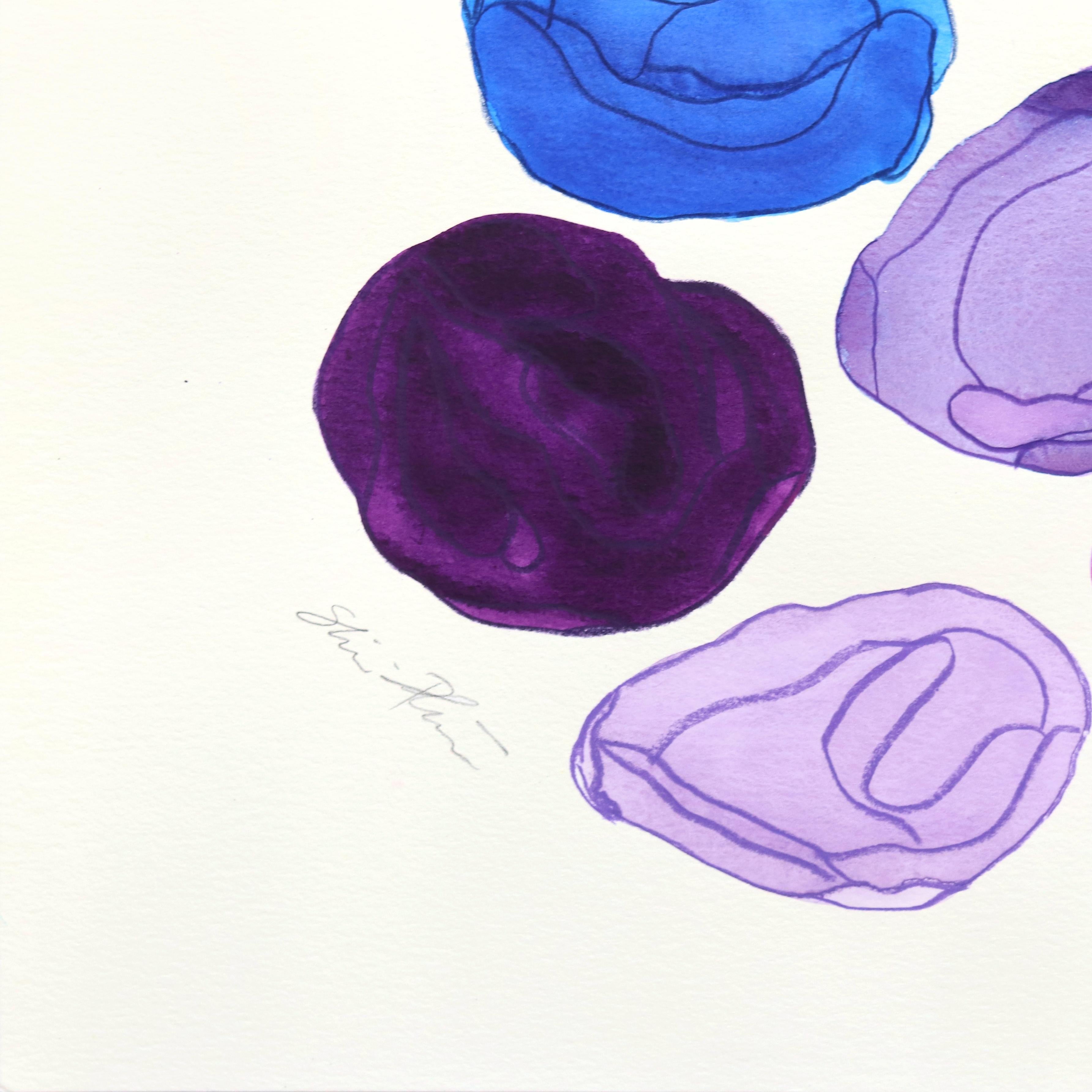 Le opere astratte dell'artista Shiri Phillips sono caratterizzate da pennellate di colori vivaci. I suoi dipinti sono ricchi di texture grazie alla stratificazione di colori acrilici in pennellate fluide. Ispirata dall'ambiente vibrante che ha