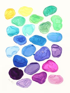 7.10.24 #23 - Multicolor Abstract Painting on Paper