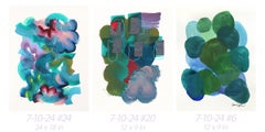 7.10.24 #24, 7.10.24 #20, 7.10.25 #6 (3 Artworks)