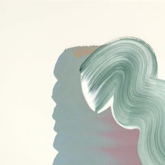 8.19 #4 - Impasto Ausdrucksstarke gedämpfte Farbe Abstrakte Acrylmalerei auf Papier