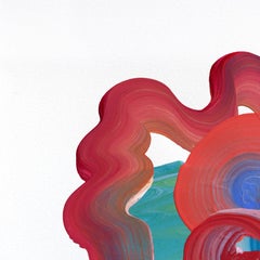 8.19 #9 - Impasto Expressive Color Drenched Abstract Acrylic Painting on Paper