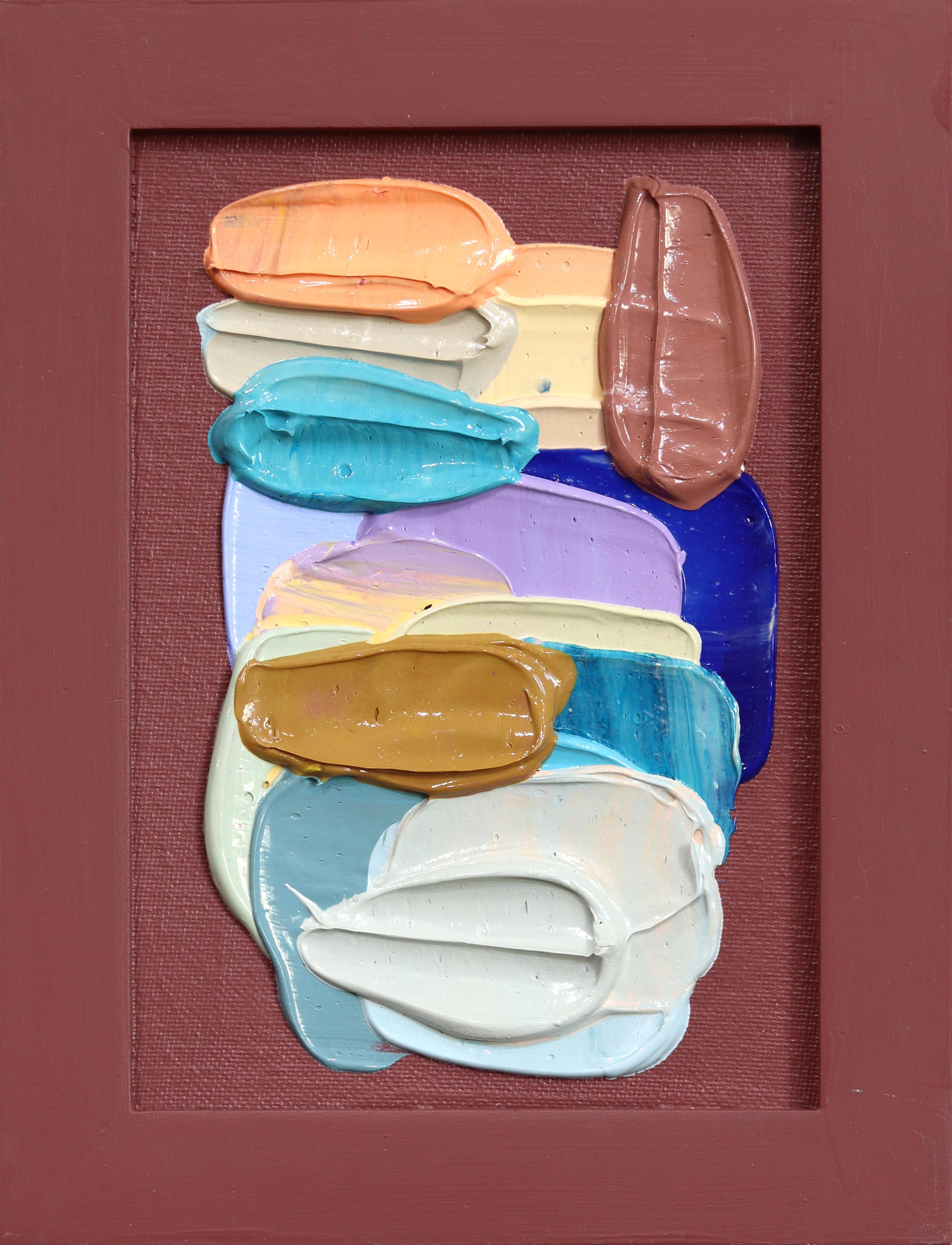 Une belle histoire - Impasto original Textural Thick Painting Peinture abstraite