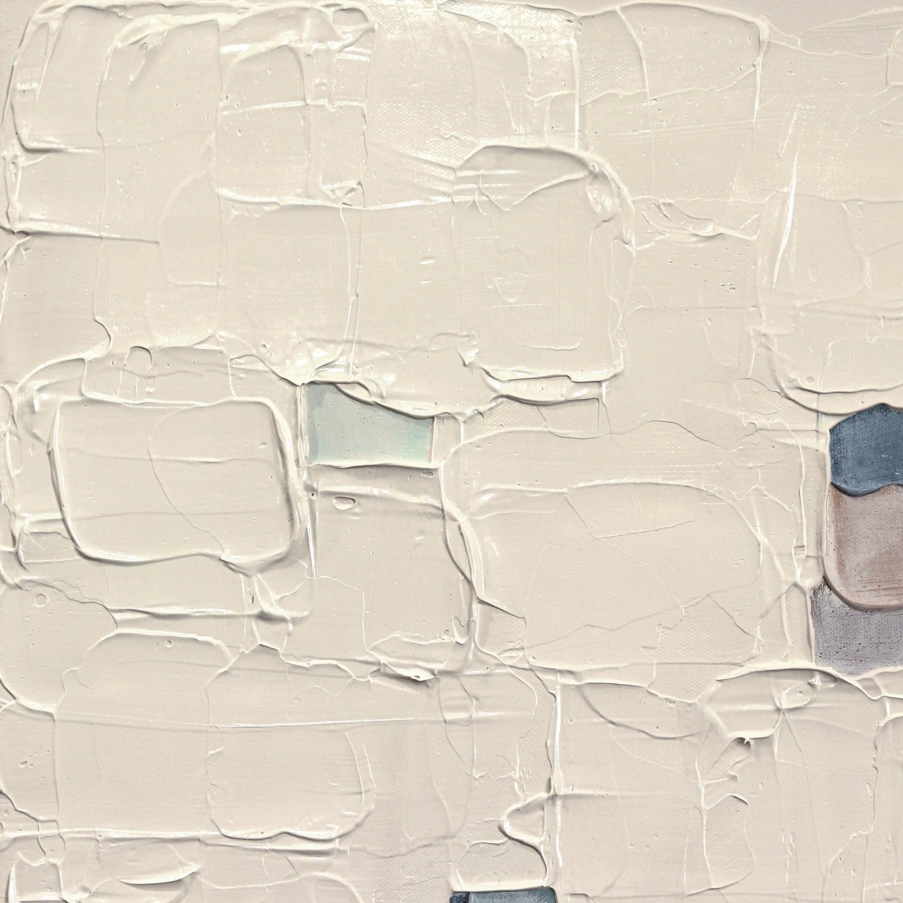 A Look Inside - Impasto Inspired Rhythmic Textural Thick Paint Abstract Artwork For Sale 1