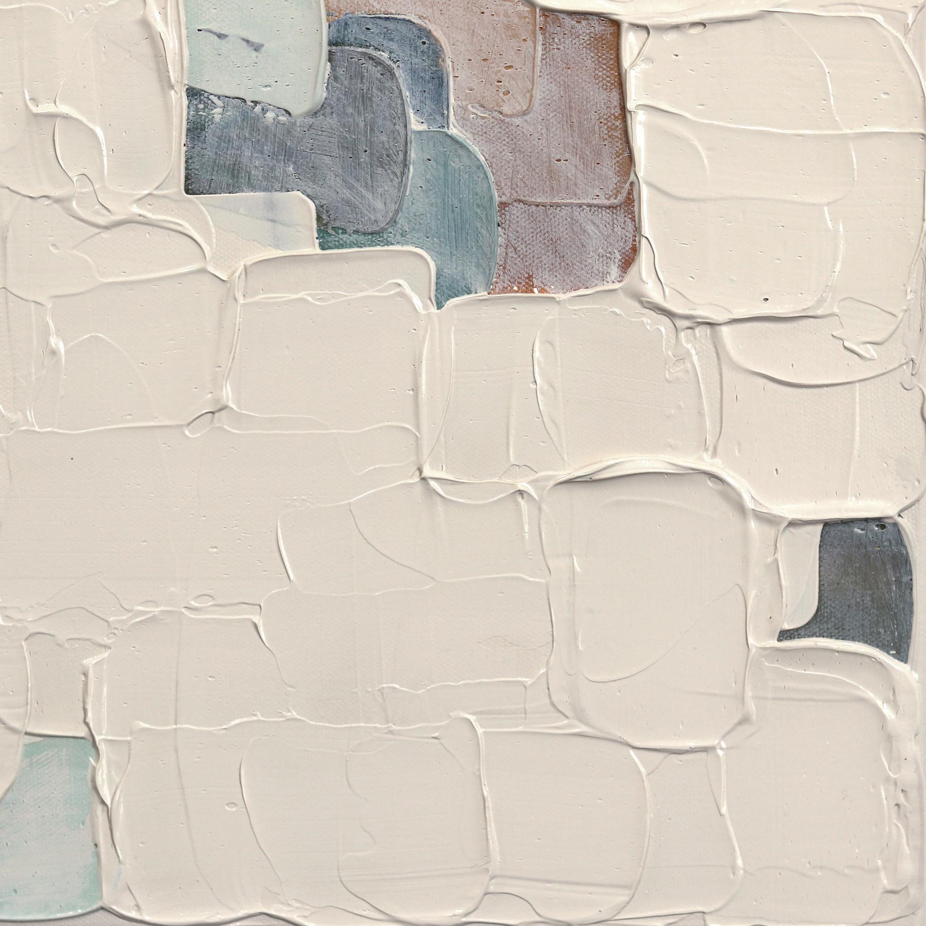 A Look Inside - Impasto Inspired Rhythmic Textural Thick Paint Abstract Artwork For Sale 6