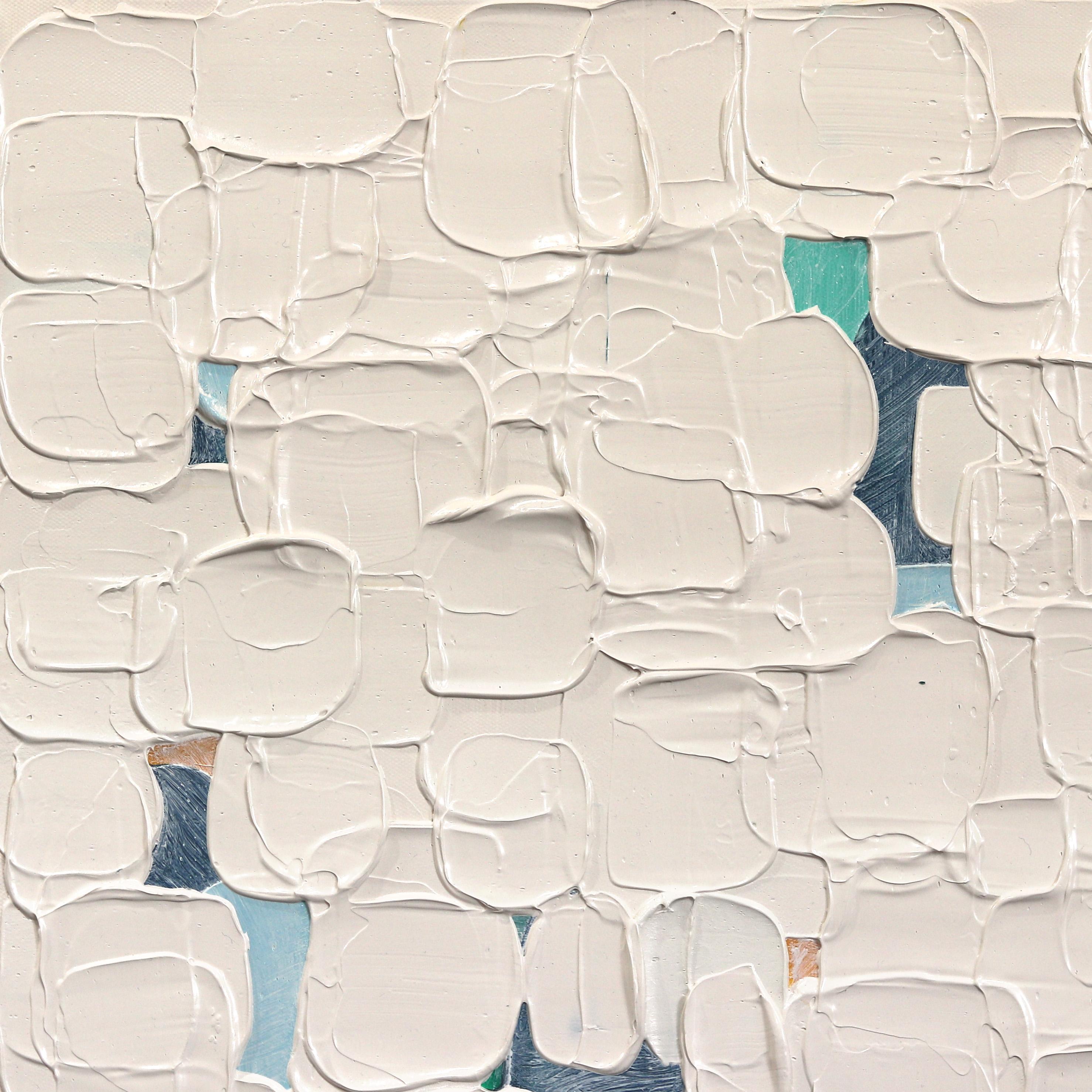 Un muro di speranza - Pittura astratta Greene & Greene Impasto a spessore - Painting Astratto di Shiri Phillips
