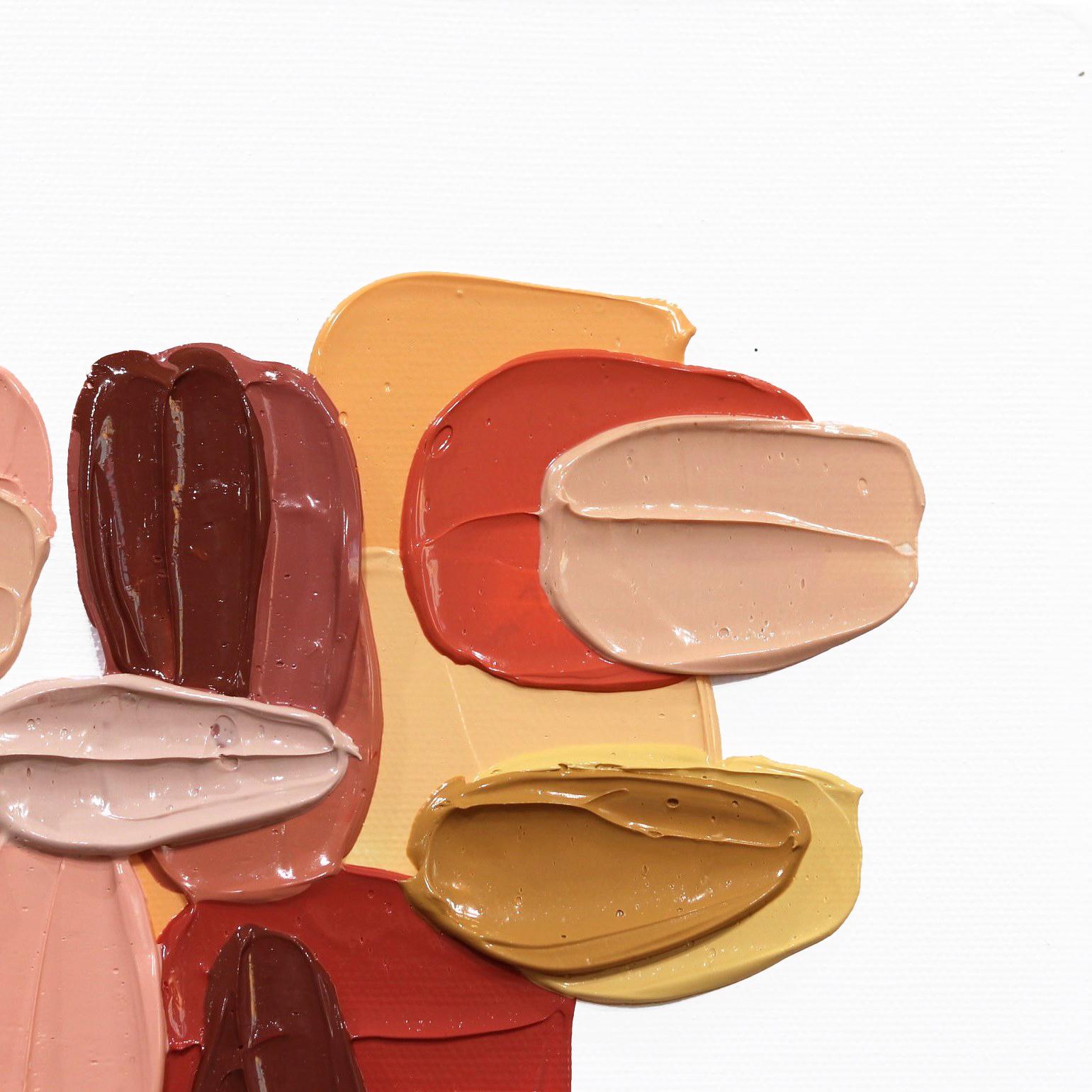 Le opere astratte dell'artista Shiri Phillips sono caratterizzate da pennellate di colori vivaci. I suoi dipinti sono ricchi di texture grazie alla stratificazione di colori acrilici in pennellate fluide. Ispirata dall'ambiente vibrante che ha