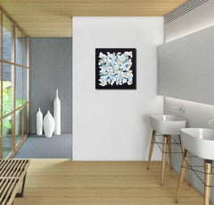 Black And White - Impasto Inspired Textural Thick Acrylic Paint Abstract Artwork