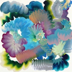 Blooming - Original Colorful Expressive Contemporary Abstract Artwork on Canvas