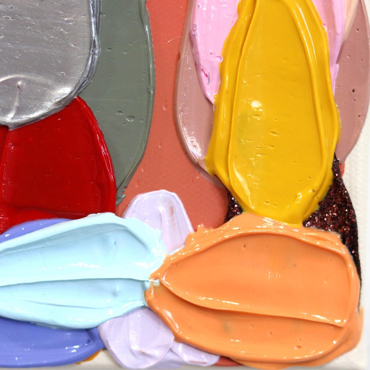 Argilla corallina - Impasto a rilievo con struttura spessa Pittura originale in vendita 6