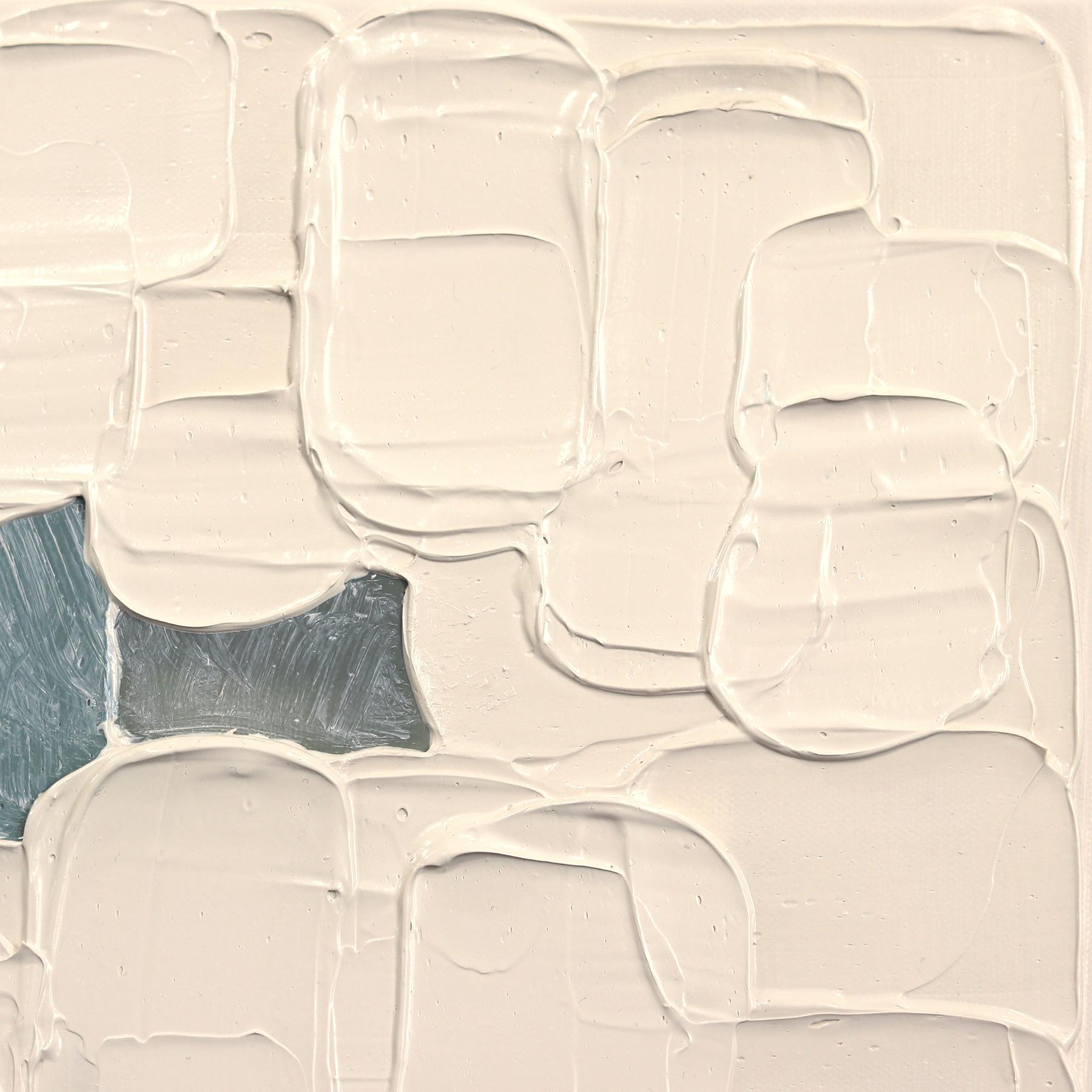 Escape - Impasto Inspired Textural Thick Acrylic Paint Abstract Art on Canvas For Sale 3