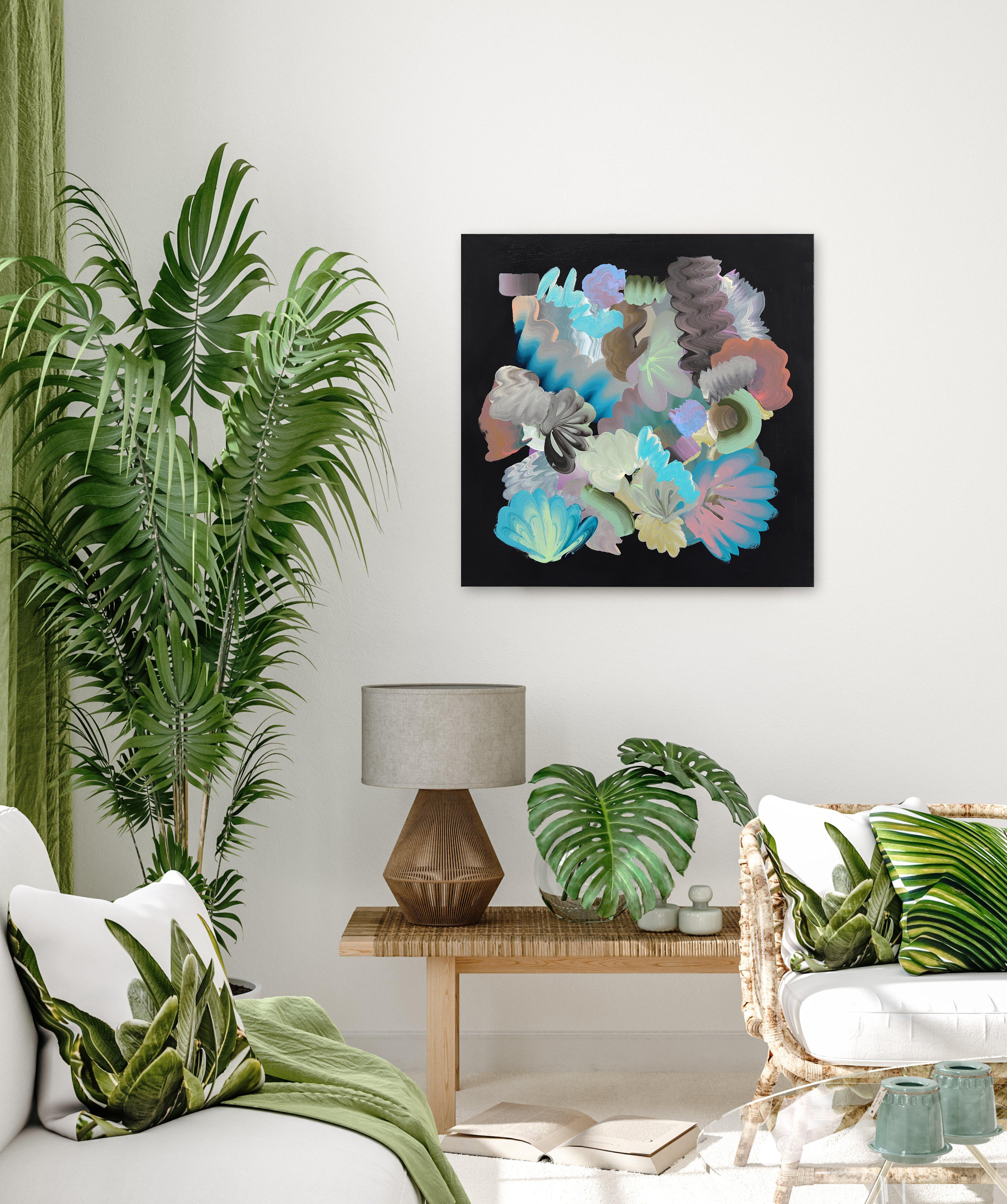 From The Depths - Original Pastel Tone Expressive Contemporary Abstract Artwork For Sale 4