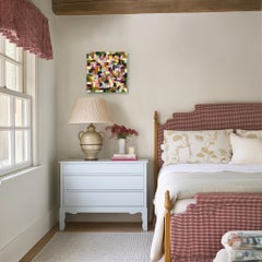 Golden Ticket - Color Drenched Impasto Mixed Media Textural Abstract Painting