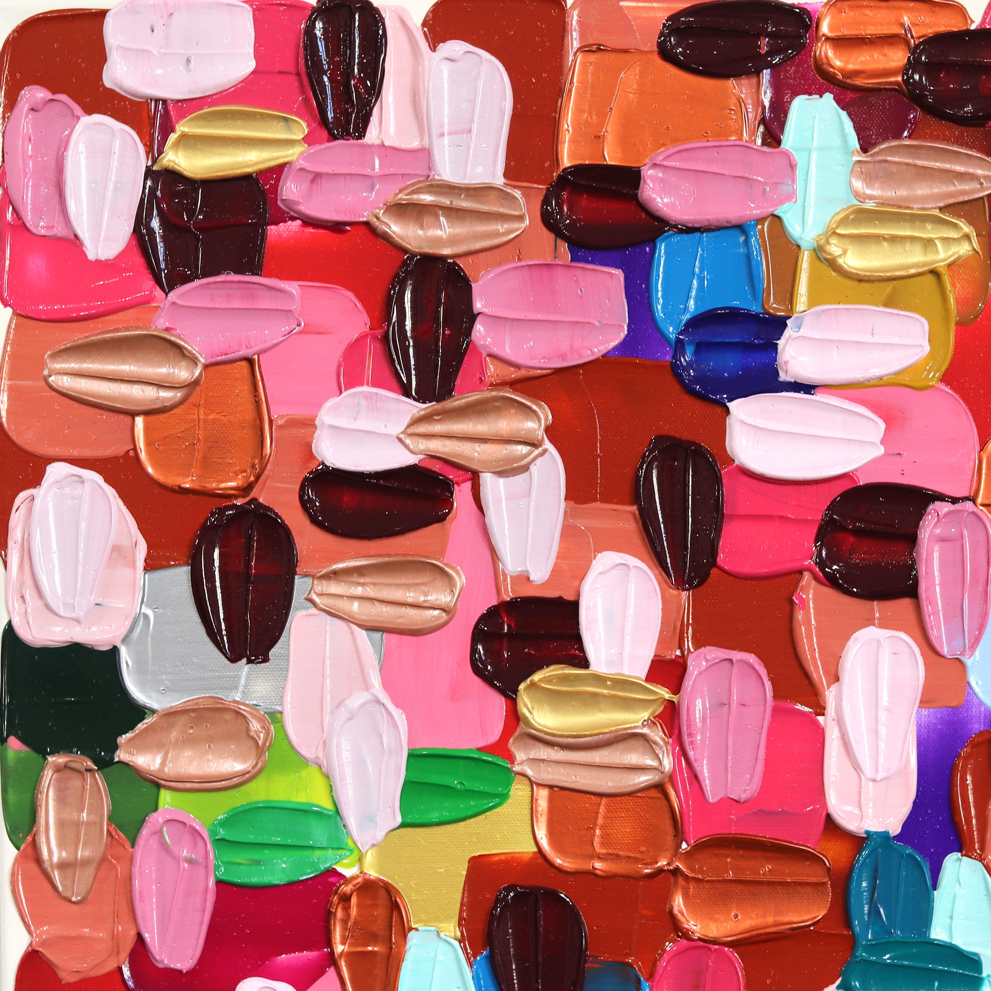 Cuore e anima - Pittura astratta di grandi dimensioni con colori spessi ispirati all'Impasto 2