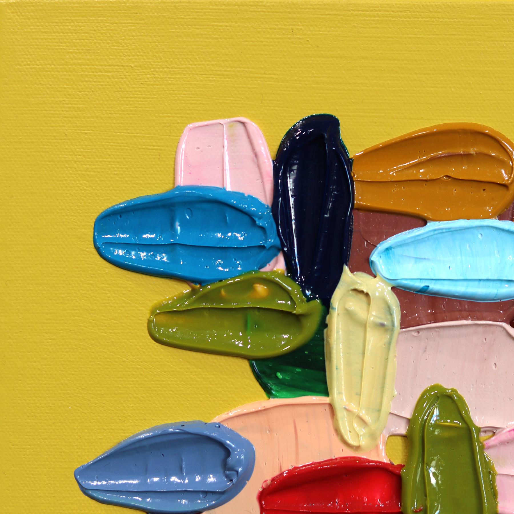 Die abstrakten Kunstwerke der Künstlerin Shiri Phillips sind mit pastos gemalten Strichen in leuchtenden Farben gestaltet. Ihre Bilder sind durch die Schichtung von Acrylfarbe in fließenden Pinselstrichen mit Textur überflutet. Inspiriert von der