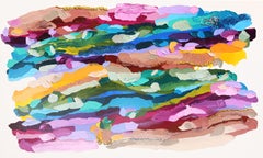 Let's Play Dressup - Large Impasto Thick Paint Colorful Abstract Painting