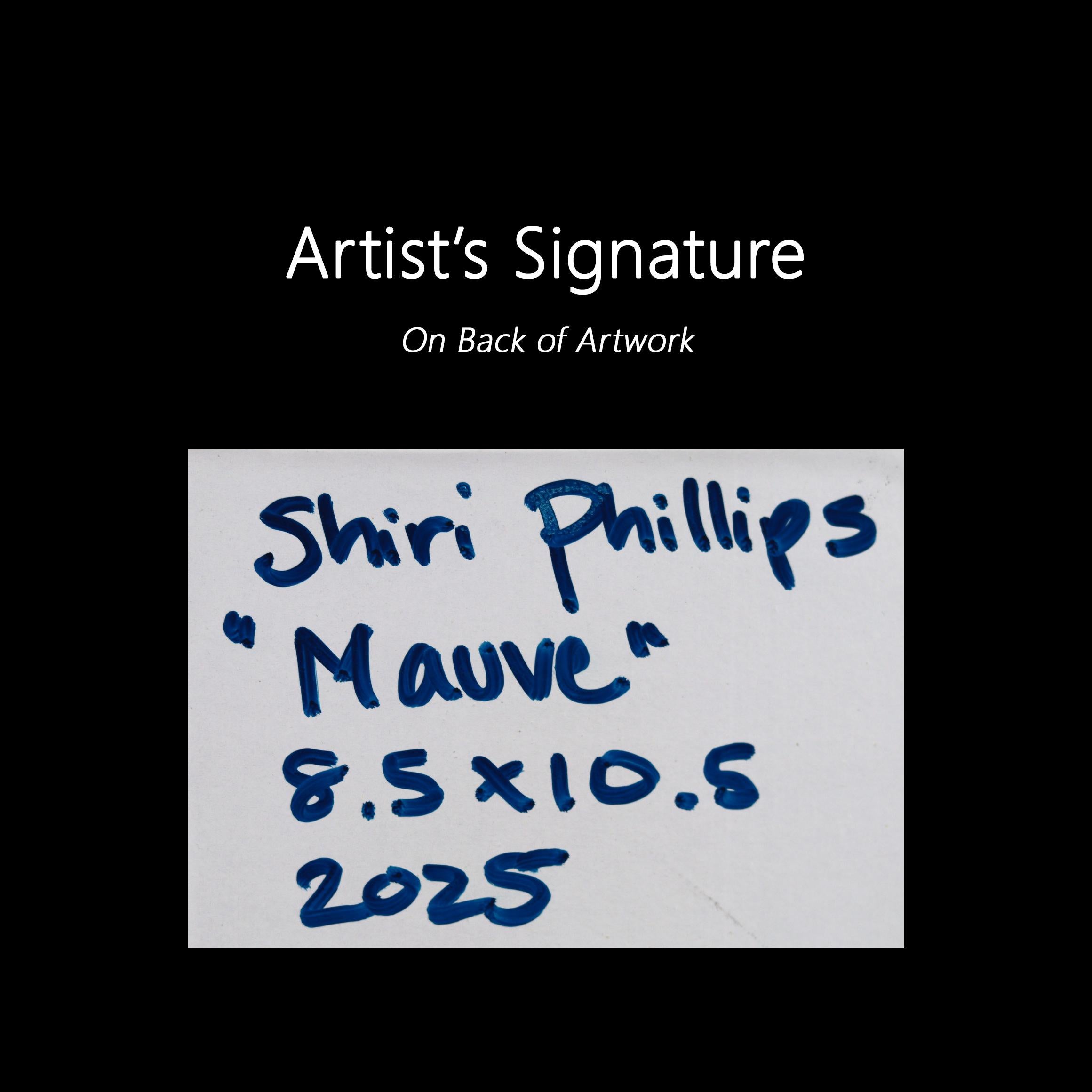 Mauve - Contemporary Colorful Impasto Inspired Abstract Painting Wooden Frame For Sale 8