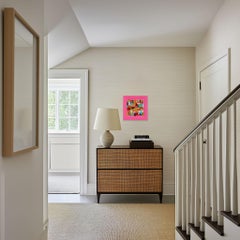 A&M - Peinture abstraite texturée aux couleurs vibrantes et imprégnées d'empâtement