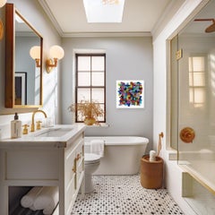 Un tocco di colore per la tua parete - Pittura astratta a spessore Impasto