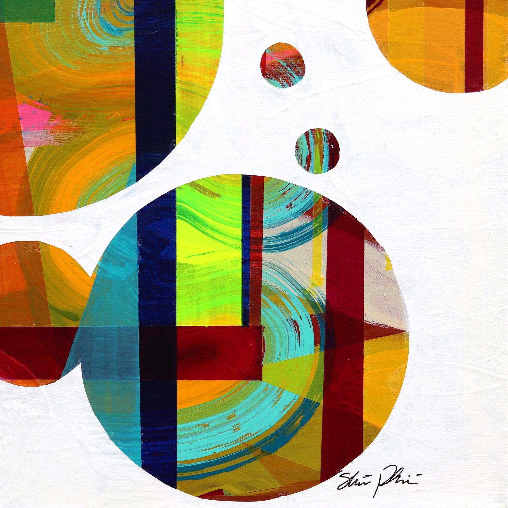 Reflections No. 3 - Geometric Colorful Abstract Art For Sale 3