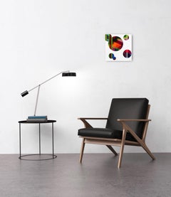 Riflessi attraverso lo specchio n. 7 - Cerchio astratto geometrico colorato