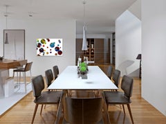 Riflessioni attraverso lo specchio n. 8 - Cerchi colorati - Opera d'arte originale