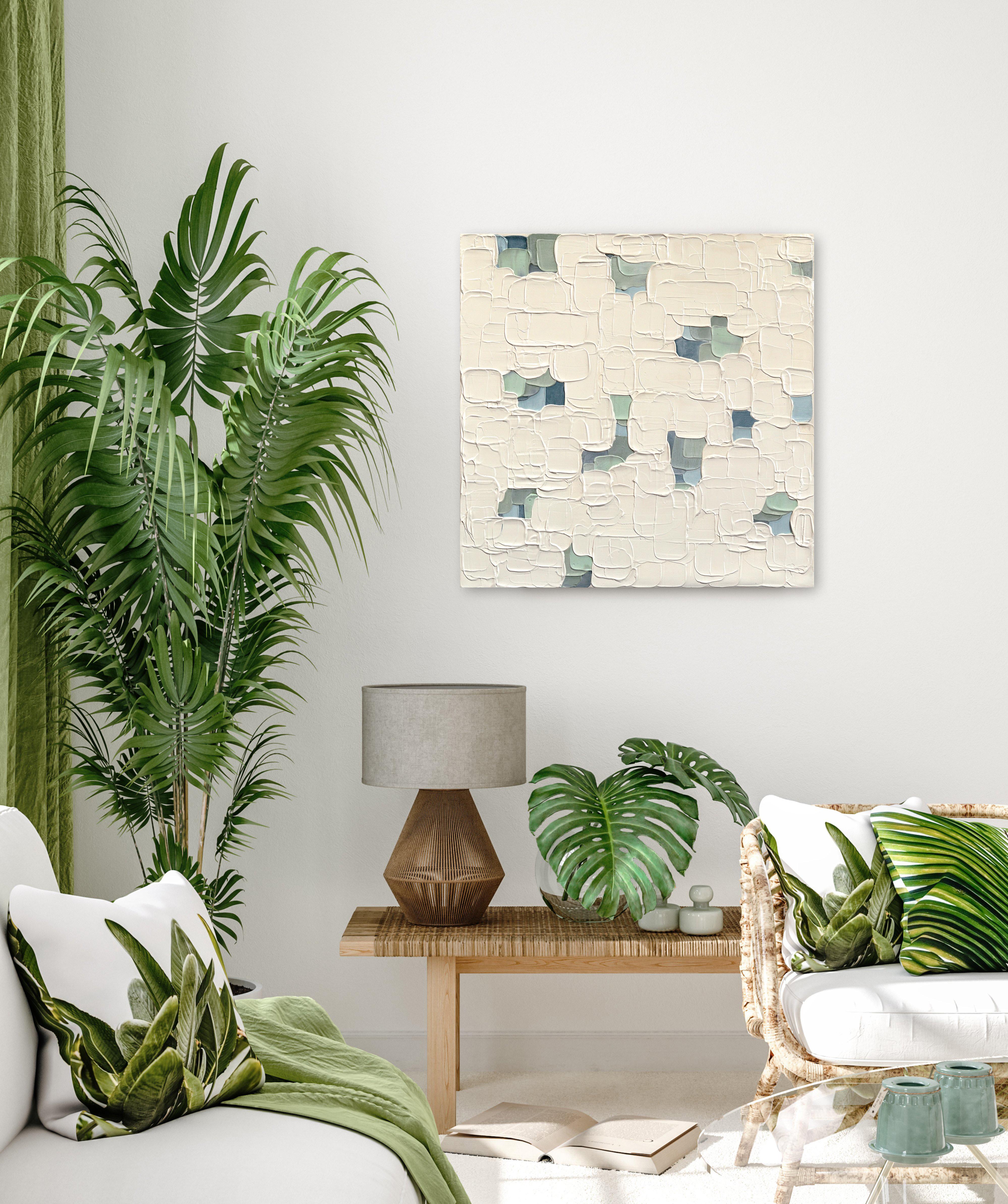 Die abstrakten Kunstwerke der Künstlerin Shiri Phillips sind mit pastos gemalten Strichen in leuchtenden Farben gestaltet. Ihre Bilder sind durch die Schichtung von Acrylfarbe in fließenden Pinselstrichen mit Textur überflutet. Inspiriert von der