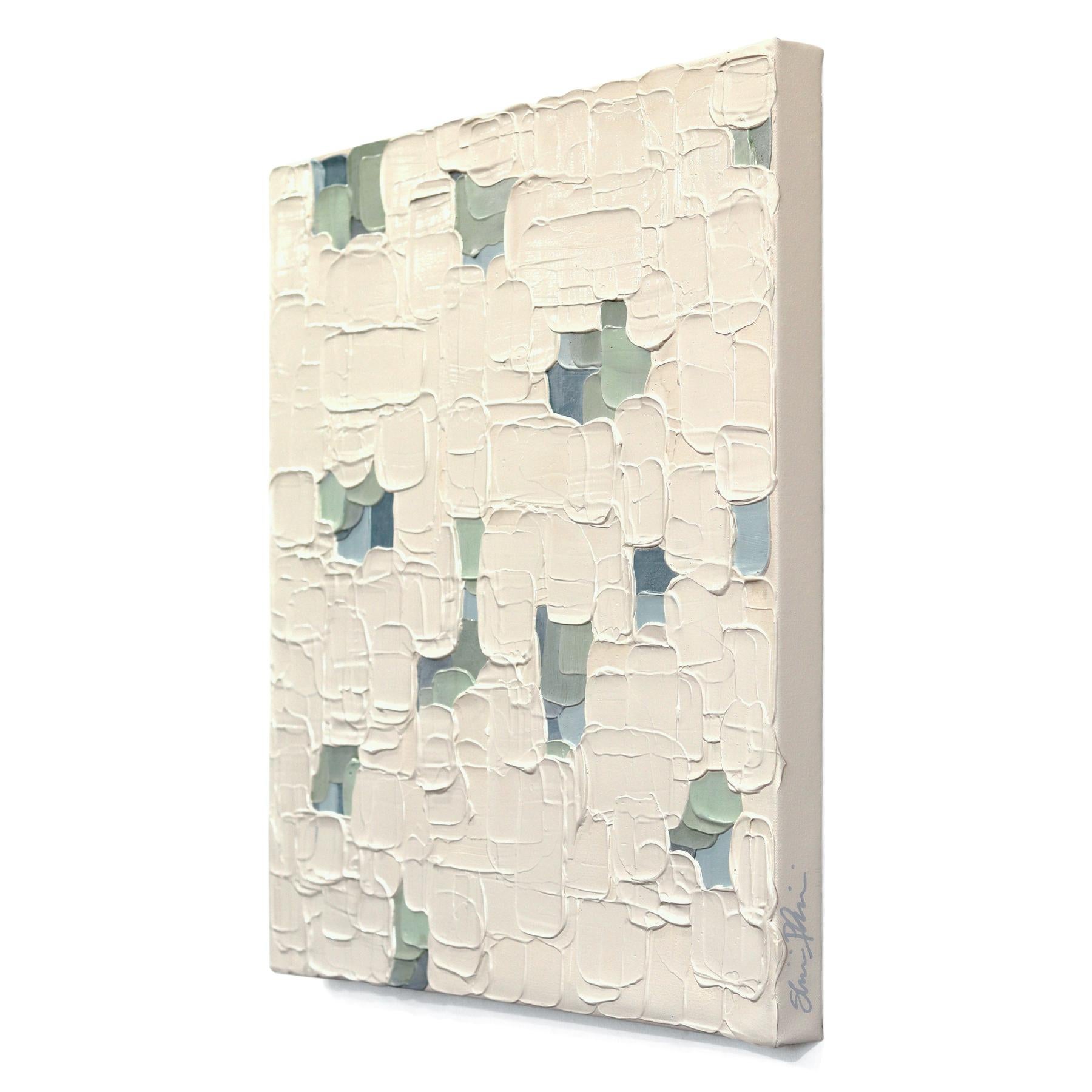 Strukturierte Köstlichkeiten 2 - Impasto Texturale dicke Acrylfarbe Abstraktes Kunstwerk im Angebot 2