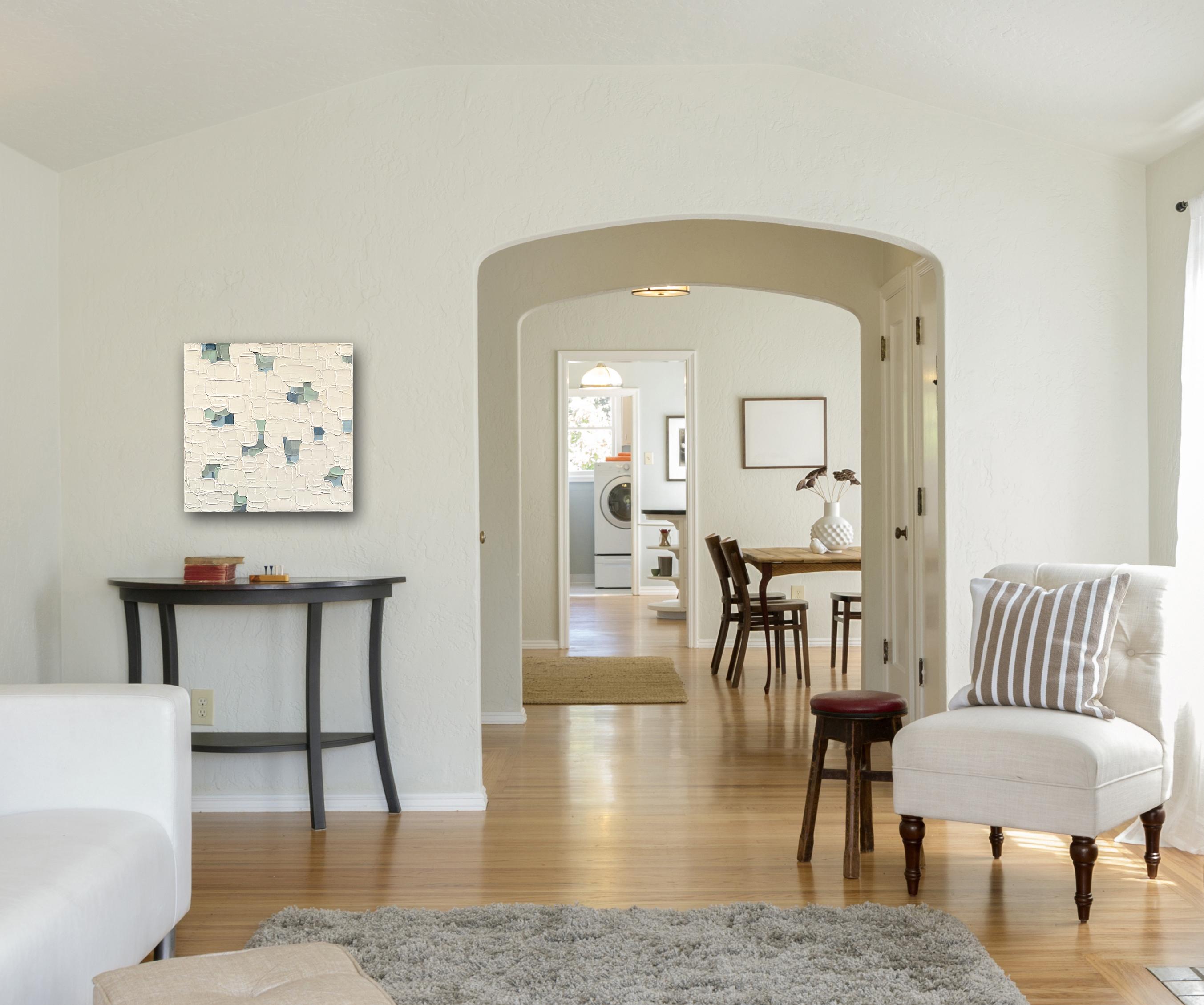 Strukturierte Köstlichkeiten 2 - Impasto Texturale dicke Acrylfarbe Abstraktes Kunstwerk im Angebot 4