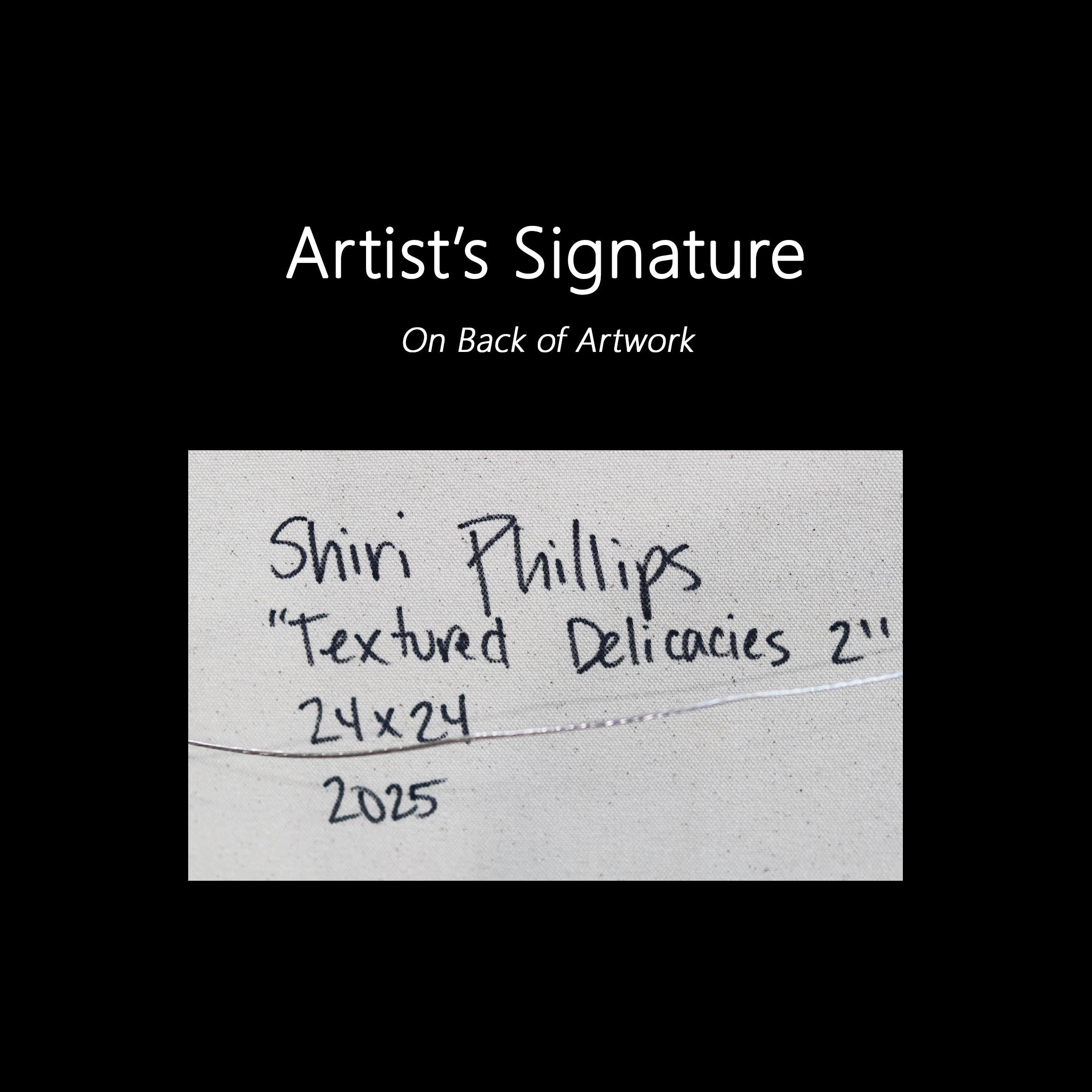 Strukturierte Köstlichkeiten 2 - Impasto Texturale dicke Acrylfarbe Abstraktes Kunstwerk im Angebot 7