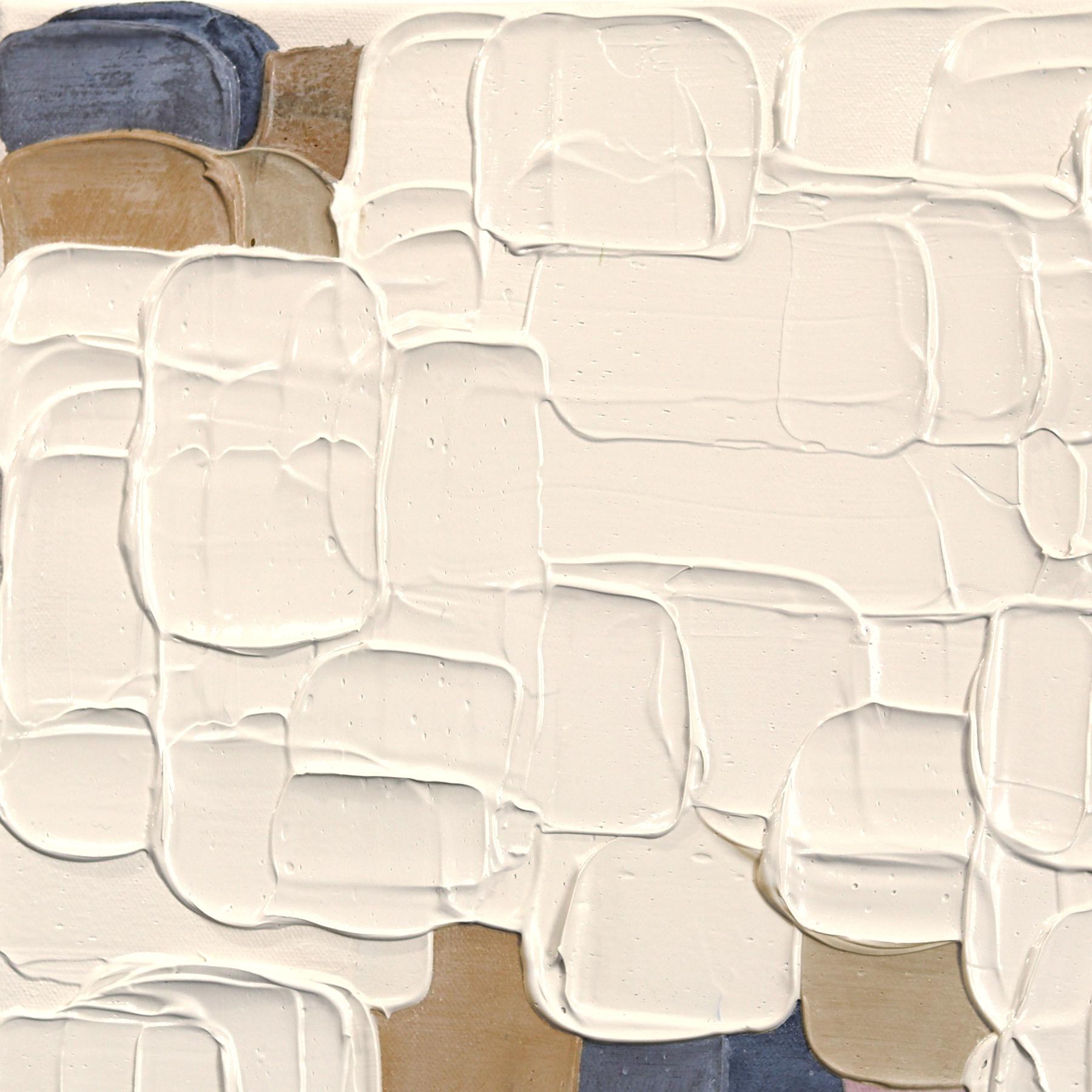 Texturierte Köstlichkeiten 3 - Impasto Texturierte dicke Acrylfarbe Abstraktes Kunstwerk im Angebot 1